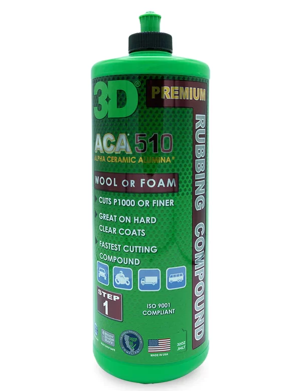 3D ACA 510 Premium Rubbing Compound 16Oz
